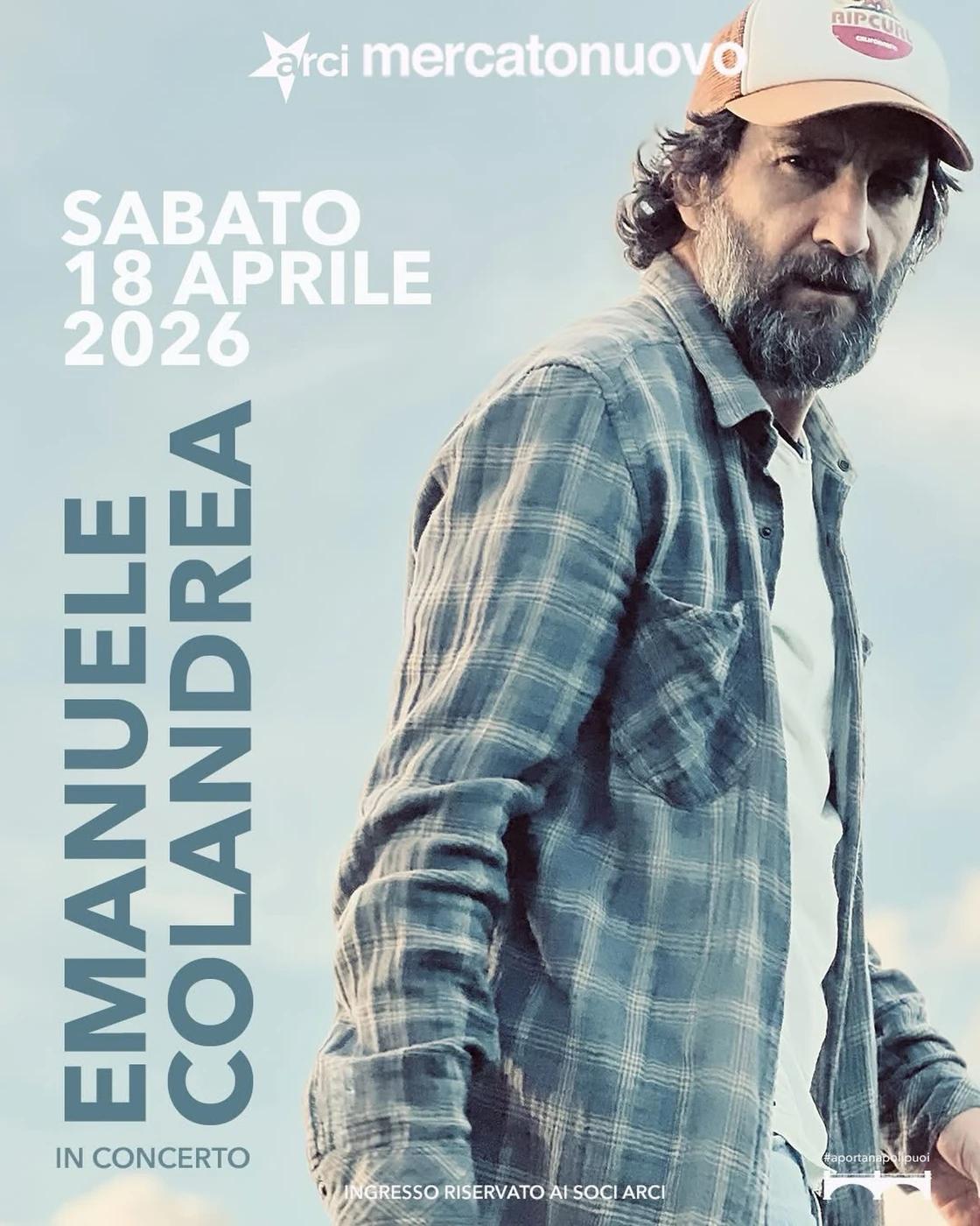 Emanuele Colandrea live a Taranto: poesia, forza e verità in concerto