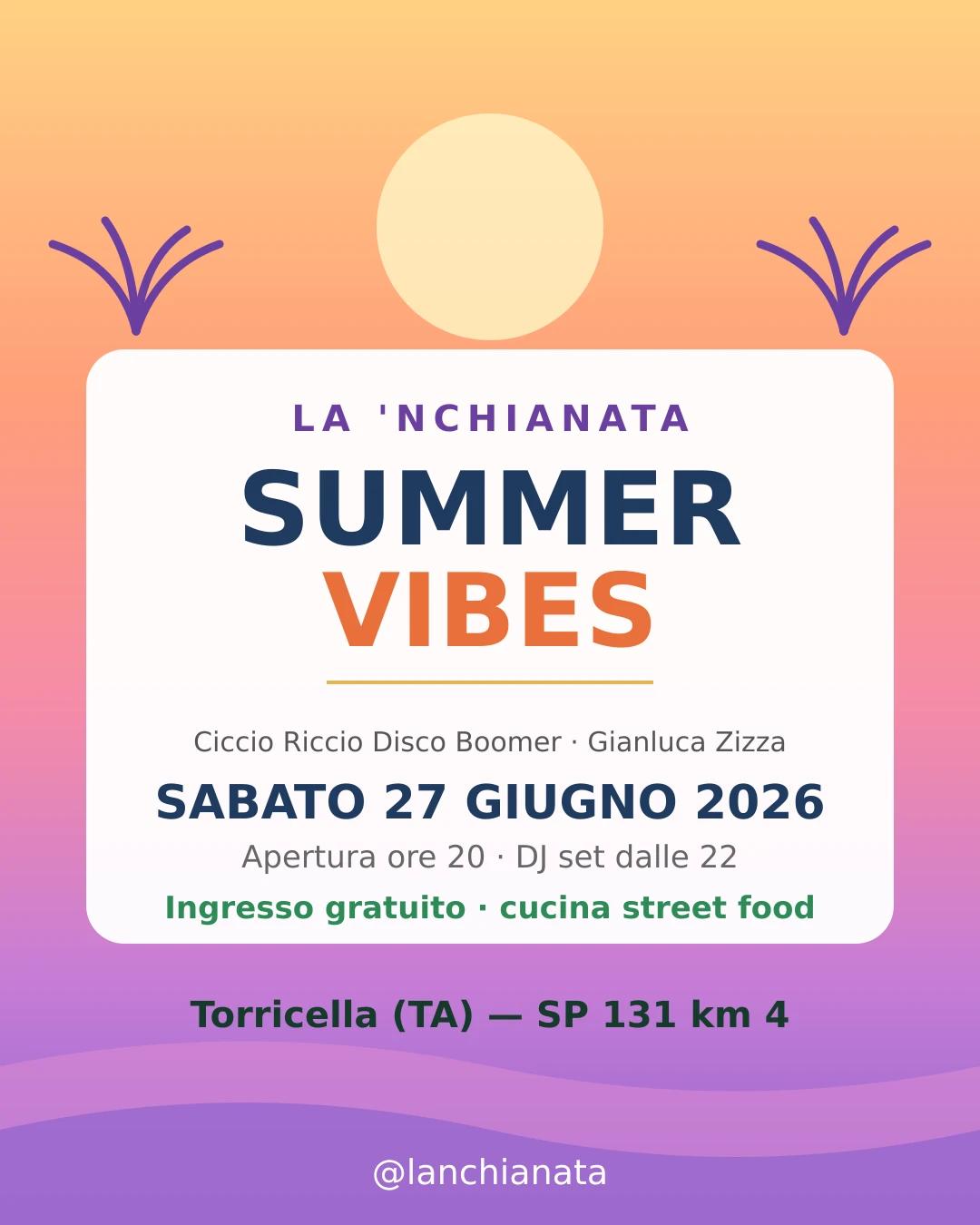 Summer Vibes · Ciccio Riccio Disco Boomer + Gianluca Zizza