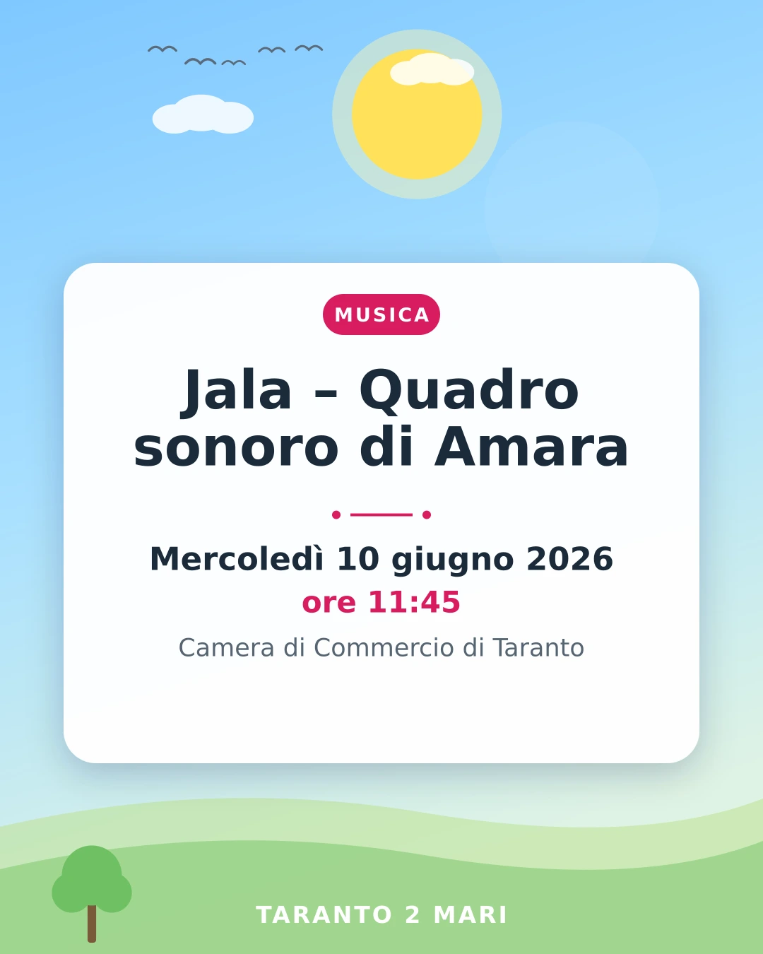 Jala – Quadro sonoro di Amara
