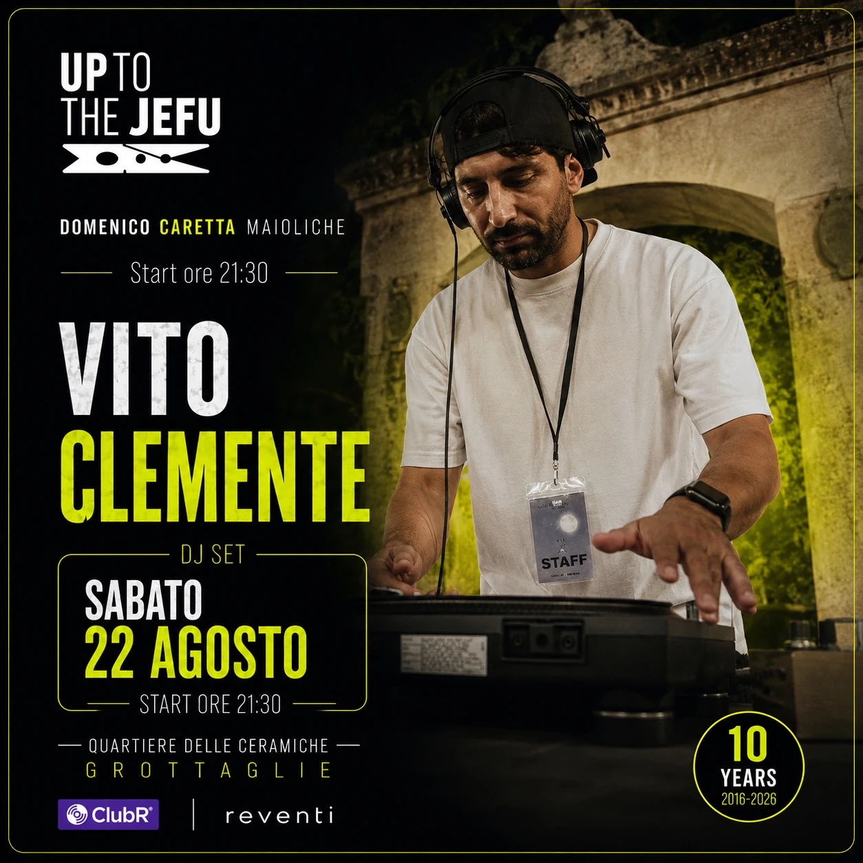 Up to the Jefu – 10 Years | Andrea Moretti & Vito Clemente DJ Set